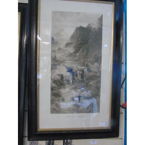 313 - A well framed Victorian engraving 