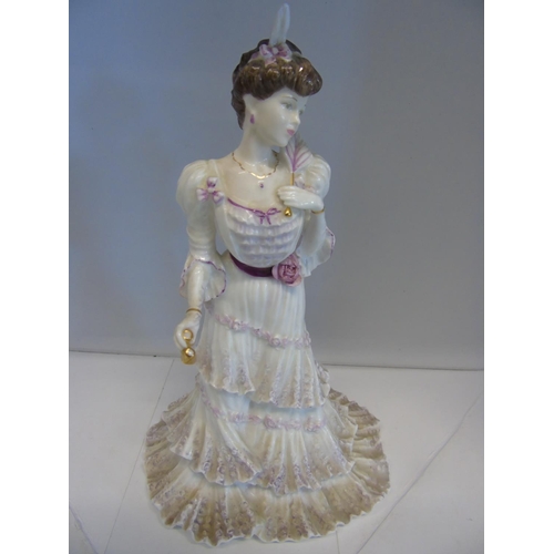 202 - A Coalport limited edition Golden Age figurine 'Eugenie'