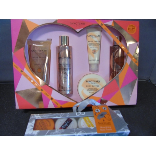 231 - A new boxed Sanctuary gift set & soaps