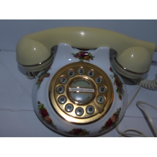 35 - A collectable Royal Albert OCR telephone