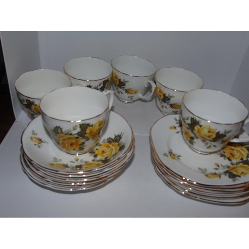 36 - A eighteen piece Diamond bone china tea service