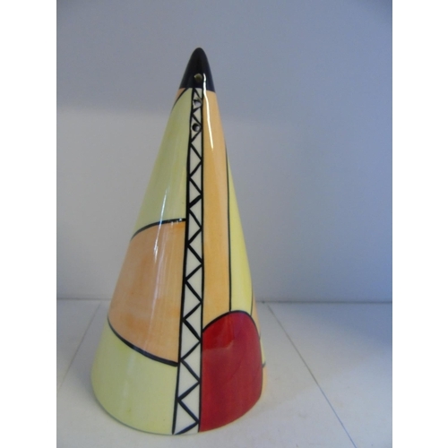 434 - A Lorna Bailey sugar sifter (Sunburst)