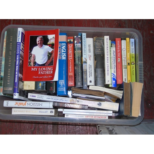 268 - A box of assorted reading matter