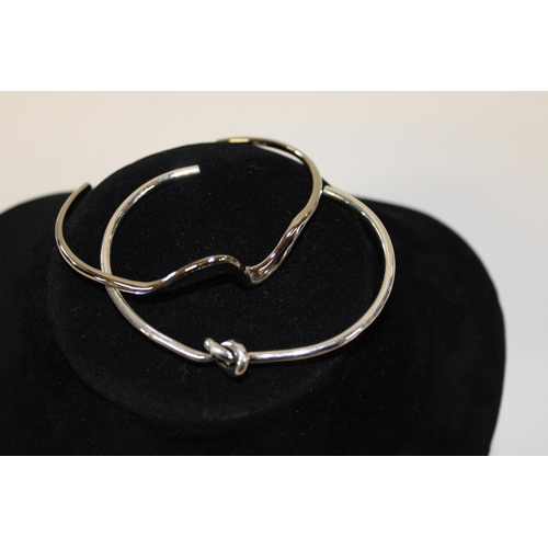 148 - Two 925 silver bangles