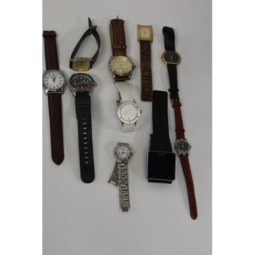 112 - A job lot of assorted watches