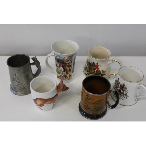 57 - A job lot of assorted collectable tankards