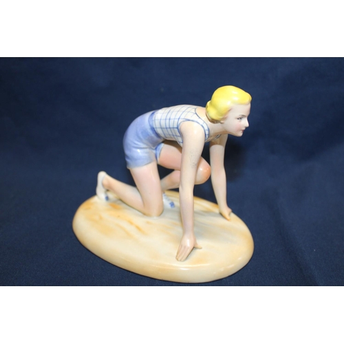 114 - An early Goebels Art Deco porcelain figure - 12.5cm tall