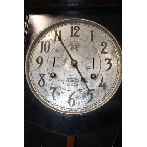 1 - A antique factory clocking in clock made by the International Time Recording Company. In good workin... 