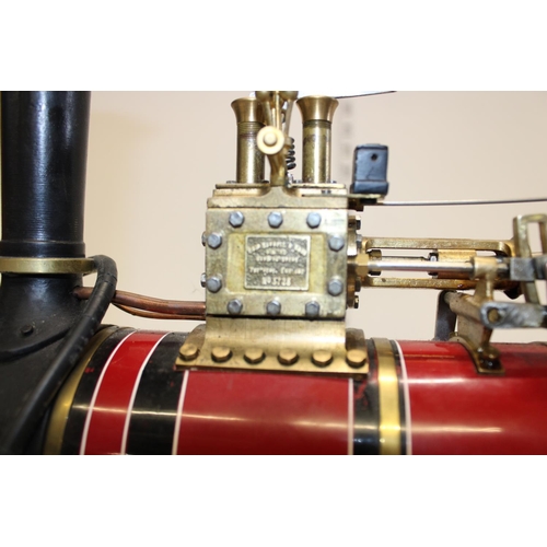 5 - A 'The Burrell' Traction engine. Maxwell Hemmens (un-tested) - approx 53cm long; 32cm tall