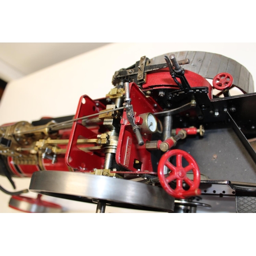 5 - A 'The Burrell' Traction engine. Maxwell Hemmens (un-tested) - approx 53cm long; 32cm tall