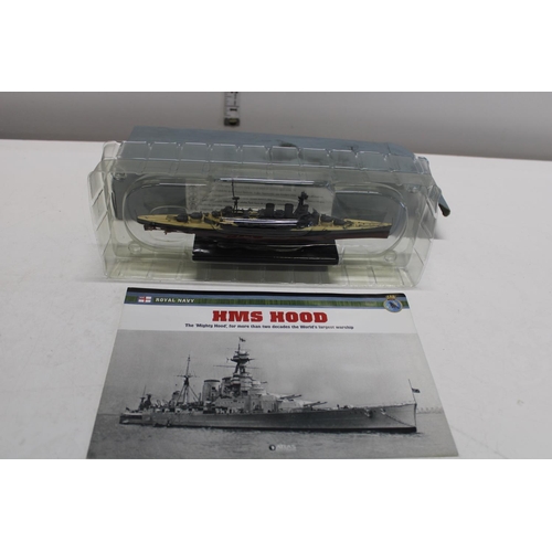 13 - An Atlas die-cast model of HMS Hood