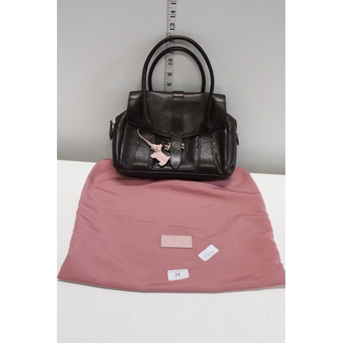 24 - A ladies Radley handbag with dust bag