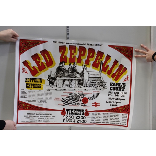 366 - A vintage Led Zepplin concert poster