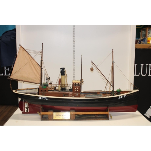 1 - A scratch built live steam model of the 'Song of the Sea' hand built by B.Walker in 1992 postage not... 