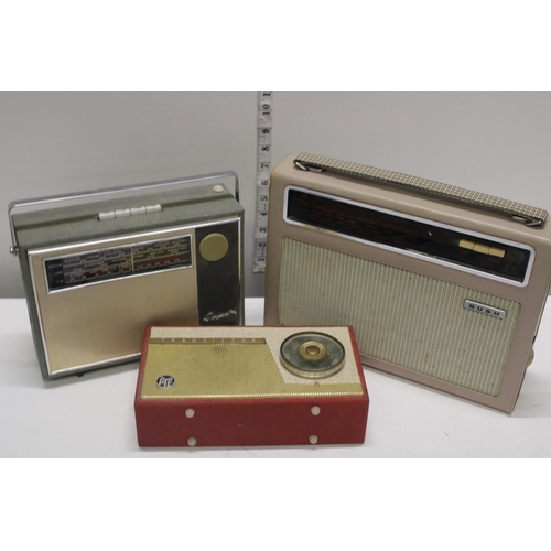 11 - Three vintage radios