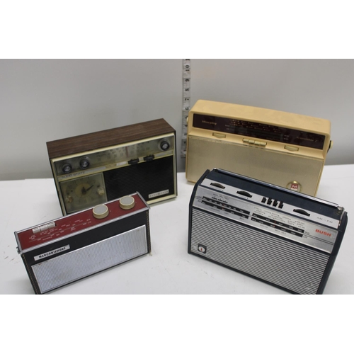 179 - Four assorted vintage radios