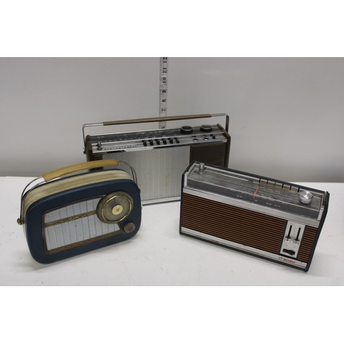 180 - Three vintage radios