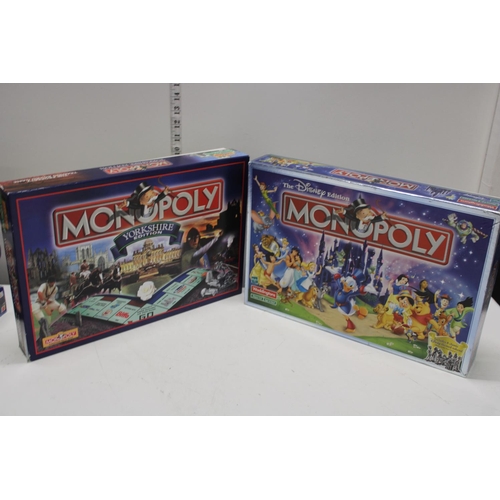 224 - Two boxed novelty Monopoly board games