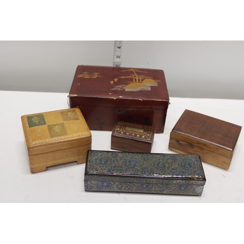 23 - A good selection of vintage boxes etc a/f