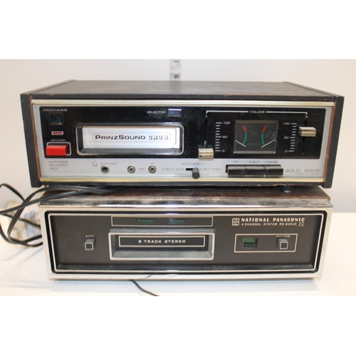 326 - Two vintage 8 track players