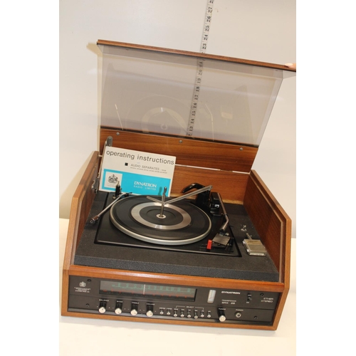 327 - A vintage Dynatron Garrard record radiogram. Postage unavailable