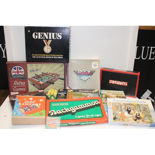 338 - A box of assorted vintage board games etc