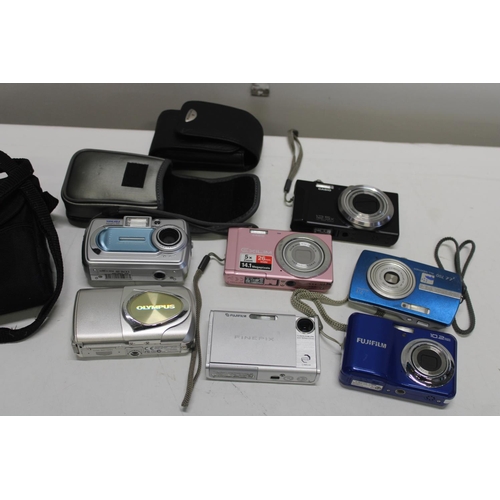 36 - A selection of digital cameras