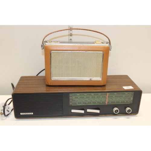 364 - A vintage Grundig and Bush radio