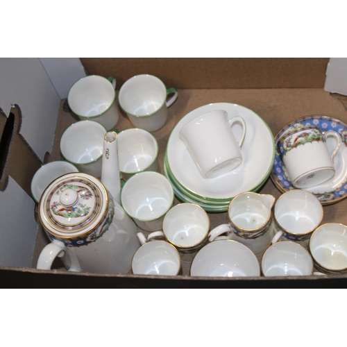 80 - Two vintage bone china tea sets. Postage unavailable