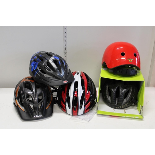 107 - A selection of new cycling helmets