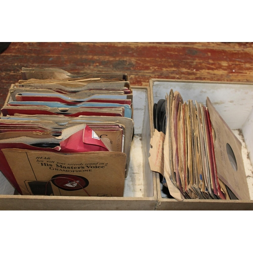 118 - A job lot of assorted Shellac records 'no postage available'