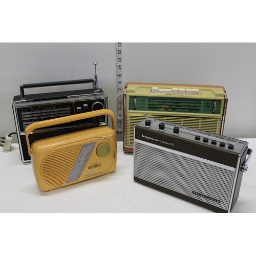 18 - Four assorted vintage radios