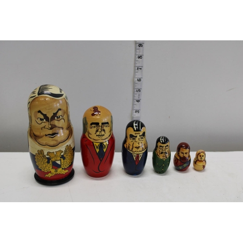 25 - A vintage wooden Russian doll