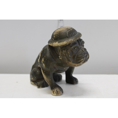 30 - A WW2 period 'Hitler Terror' ceramic bulldog