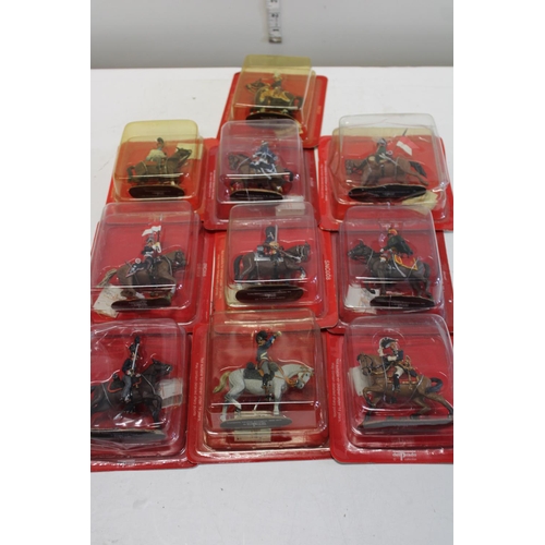 412 - 10 sealed Del Prado cavalry figures