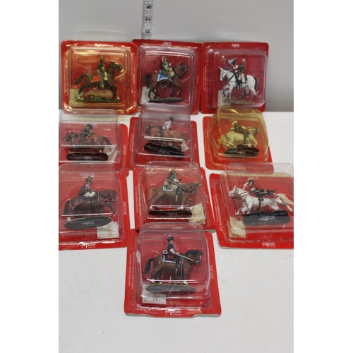 413 - 10 sealed Del Prado cavalry figures