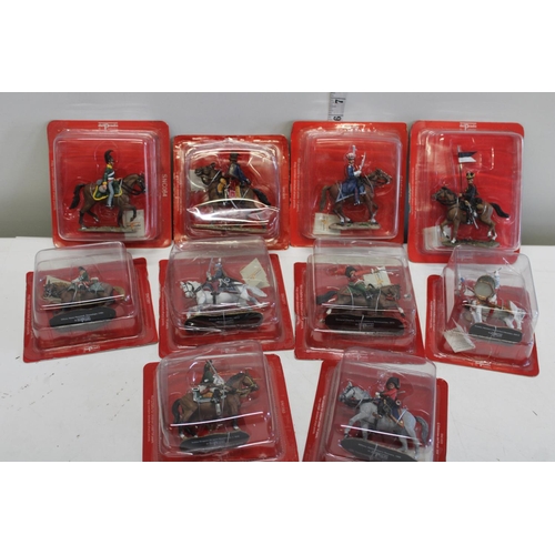 414 - 10 sealed Del Prado cavalry figures