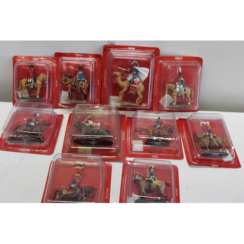 416 - 10 sealed Del Prado cavalry figures