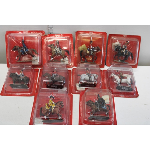 417 - 10 sealed Del Prado cavalry figures