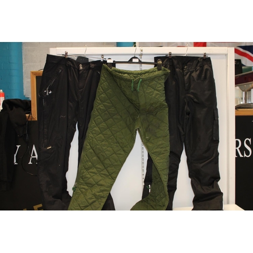 397 - Three pairs of men's trousers