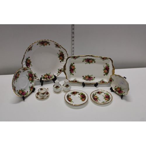 5 - Ten pieces of Royal Albert OCR Old Country Roses