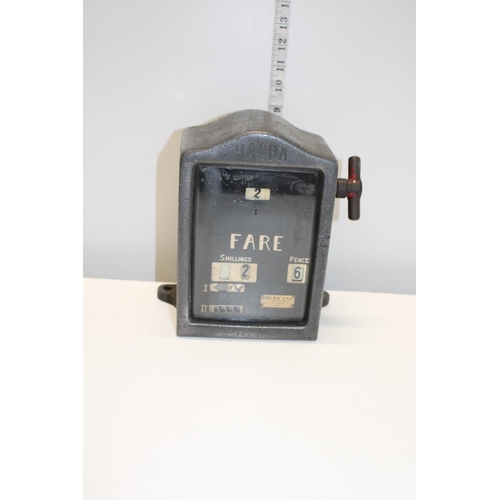 415 - A vintage Halda Ltd 1930's taxi meter. Postage unavailable