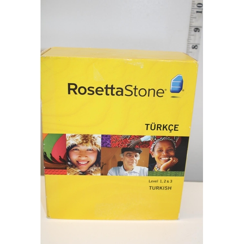 418 - A Rosetta Stone teach yourself Turkish box set