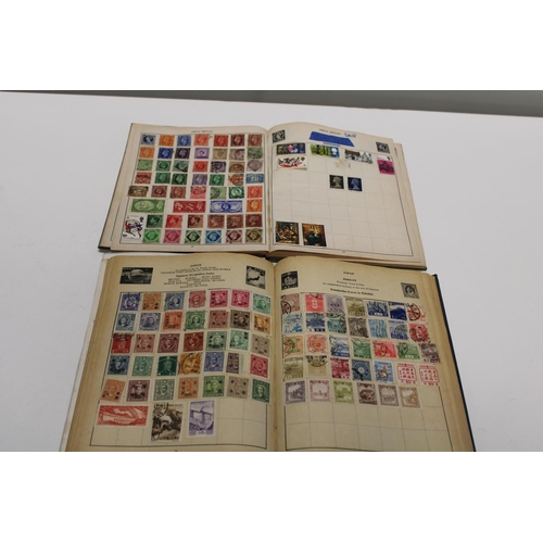 49 - Two vintage stamp albums