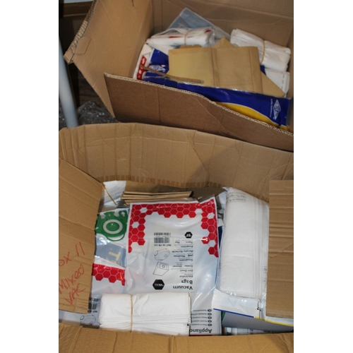 415 - Three boxes of mixed vaccum bags. No postage available