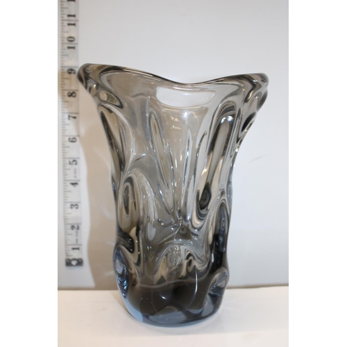 12 - A Skrdlovice Czech studio glass vase.