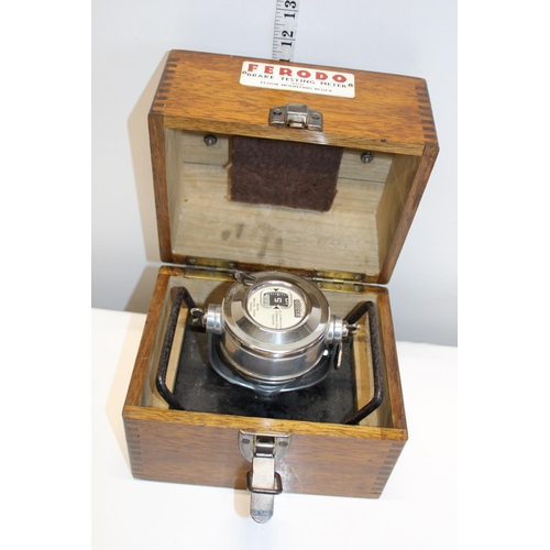 147 - A vintage Ferodo brake testing kit. Postage unavailable