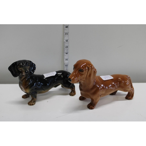 212 - One Beswick dachshund and one other