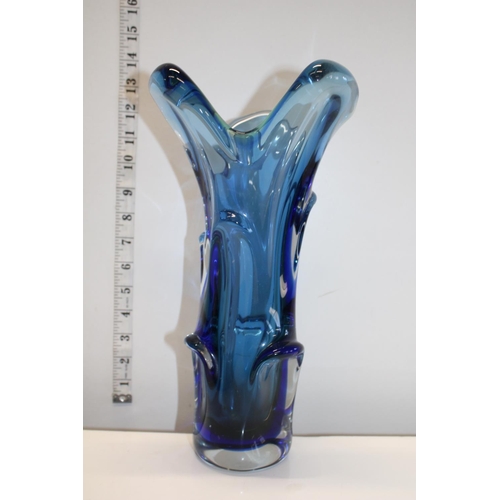 49 - A Karlovarske Czech studio glass vase