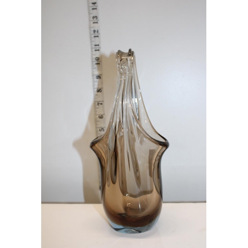 5 - A Skrdlovice Czech studio glass vase.